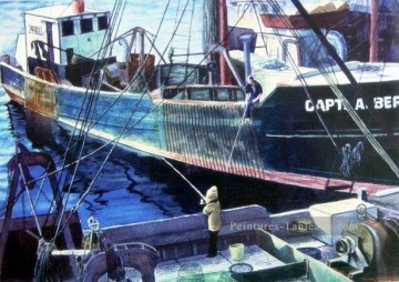 Paysage du quai œuvres - yxf0238d impressionnisme paysage marin marine
